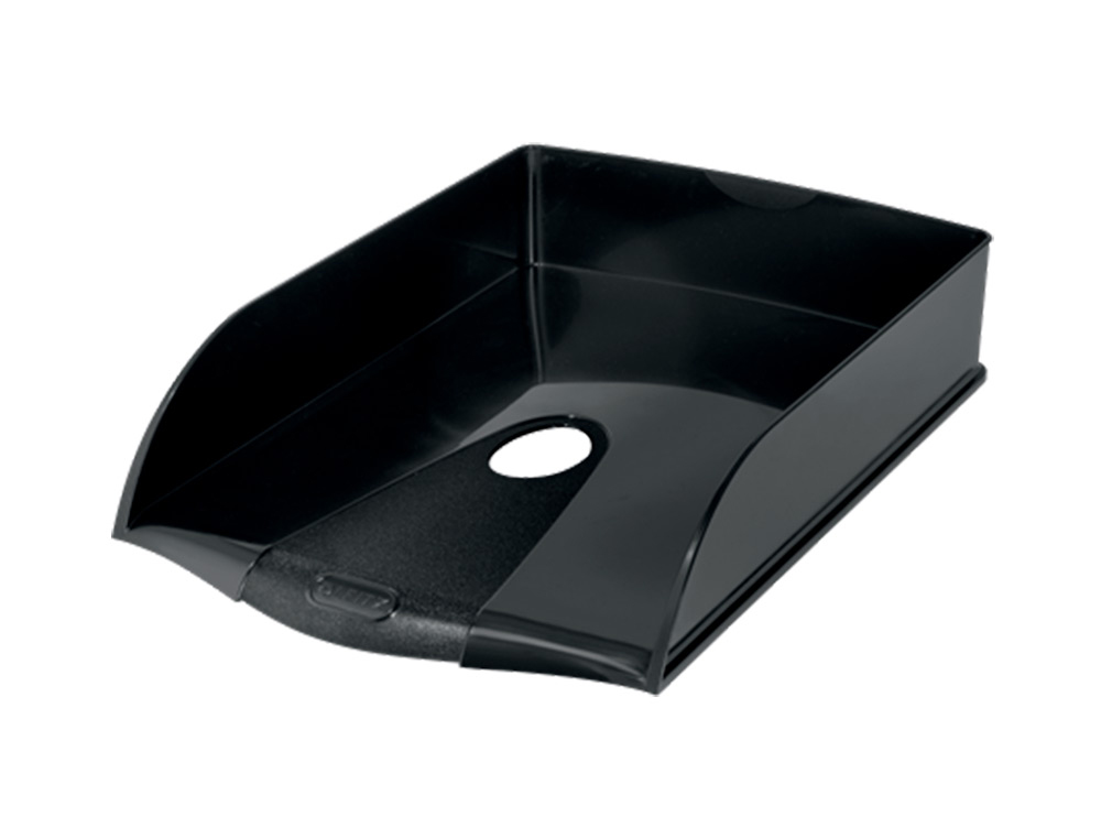 BANDEJA SOBREMESA PLASTICO LEITZ RECYCLE VERTICAL COLOR NEGRO 255X385X70 MM