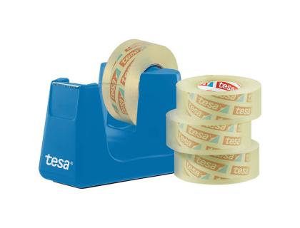 PORTARROLLO TESA EASY CUT SMART AZUL + 4 CINTAS 33 M X 19 MM