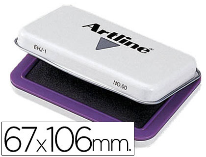 TAMPON ARTLINE N1 VIOLETA 67X106 MM