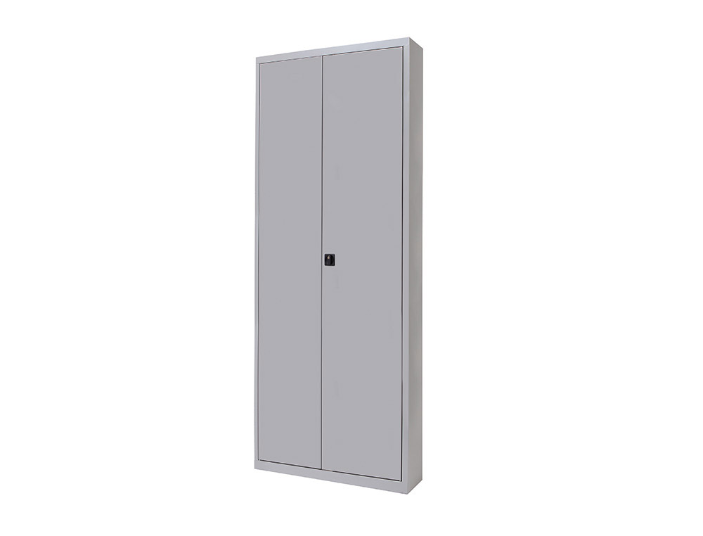 ARMARIO METALICO ROCADA DOS PUERTAS BATIENTES INCLUYE CUATRO BALDA 102X198X45 CM ACABADO AC00 GRIS/GRIS