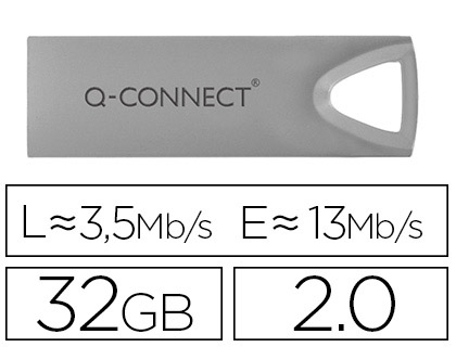 MEMORIA USB Q-CONNECT FLASH PREMIUM 32 GB 2.0