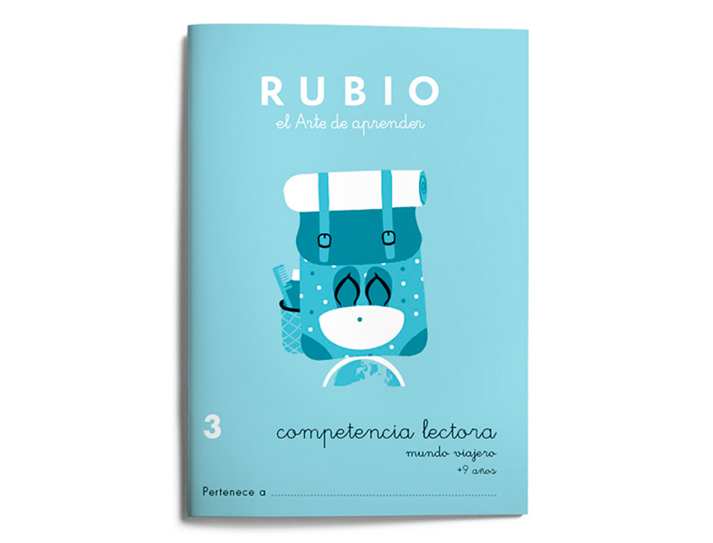 CUADERNO RUBIO COMPETENCIA LECTORA 3 MUNDO VIAJERO