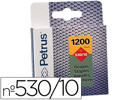 GRAPAS PETRUS N 530/10 CAJA DE 1200 UNIDADES