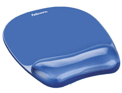 ALFOMBRILLA PARA RATON FELLOWES AZUL CON REPOSAMUECA DE GEL