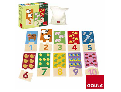 PUZLE GOULA INFANTIL DUO 1-10