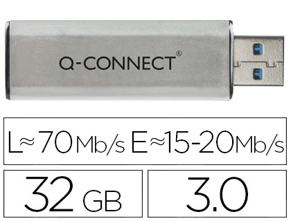 MEMORIA USB Q-CONNECT FLASH 32 GB 3.0