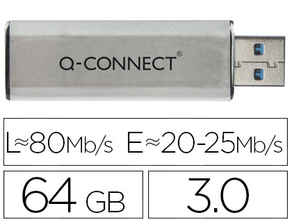 MEMORIA USB Q-CONNECT FLASH 64 GB 3.0