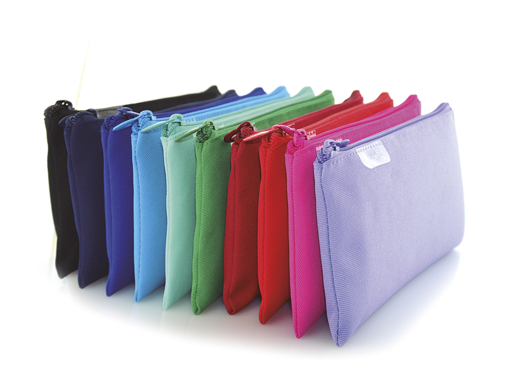 BOLSO ESCOLAR OFFICE BOX COLORLINE SILICONA PLANO CON CREMALLERA COLORES SURTIDOS