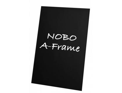 PIZARRA NOBO NEGRA DIN A1 DOBLE CARA PARA CABALLETE 615X15X860 MM