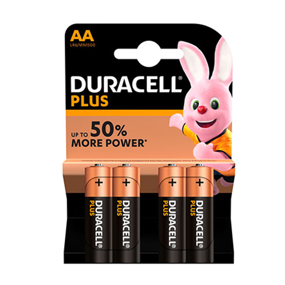 PILA DURACELL LR03 PLUS 1,5V AAA 4UNID MN2400