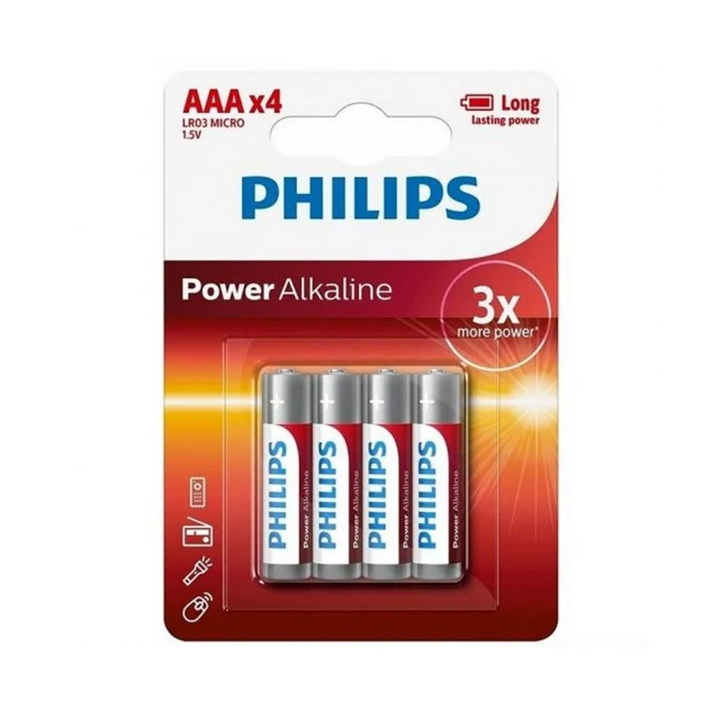 PILA PHILIPS POWERLIFE LR03 AAA 4UNID