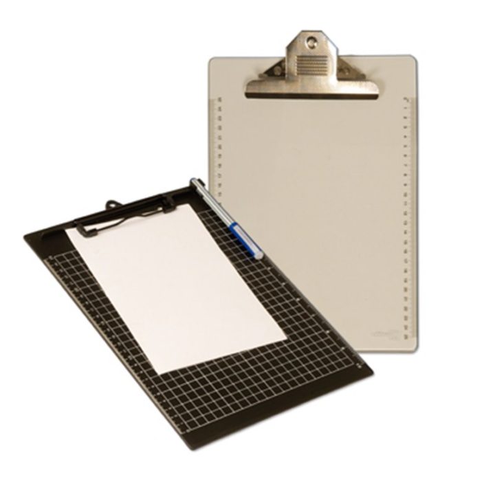 CLIPBOARD OFFICE BOX VERTICAL CON PINZA CUADRICULADO (9259)