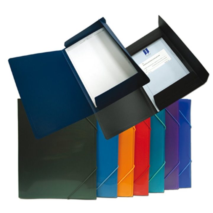 CARPETA OFFICE BOX CON GOMA SUPRA MAXI + 260X350 MM. COLORES SURTIDOS (51815)